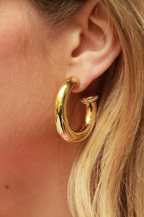 Boucles d'oreilles Loop Dorées