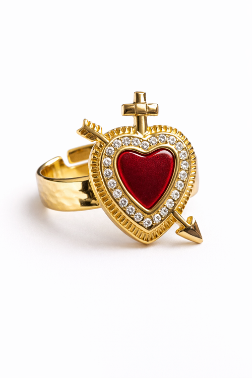 Bague Cupidon Rouge