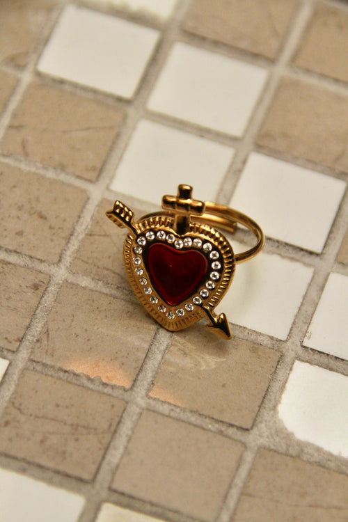 Bague Cupidon Rouge