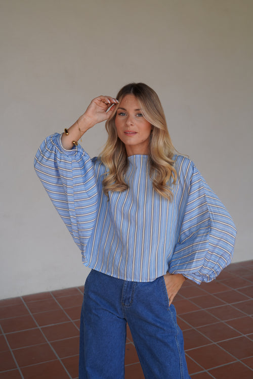 Haut Nuxe bleue