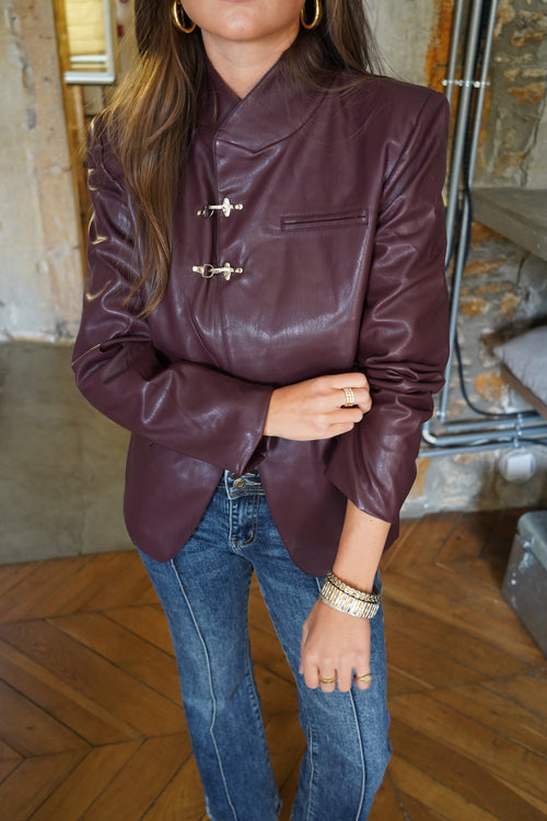 Burgundy Jacket