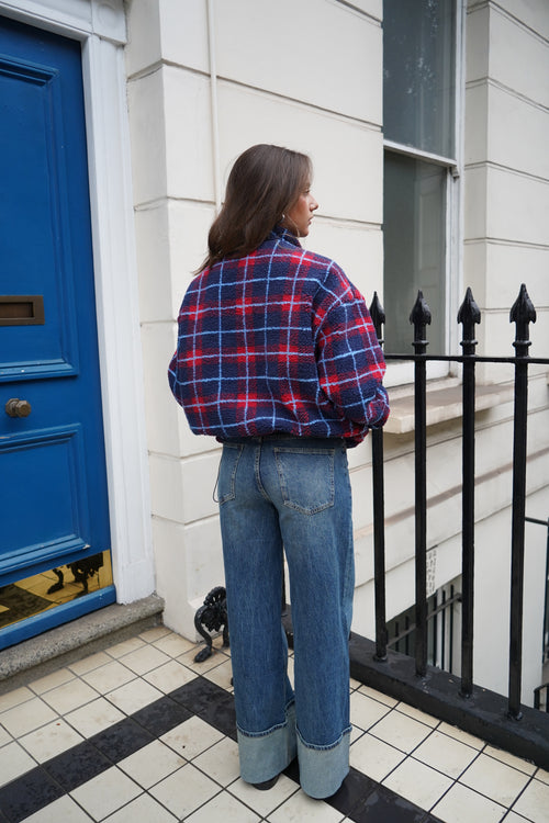 Veste Piccadilly Bleue réversible