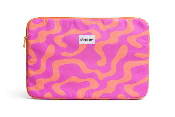 Pochette d'ordinateur Bubble Orange