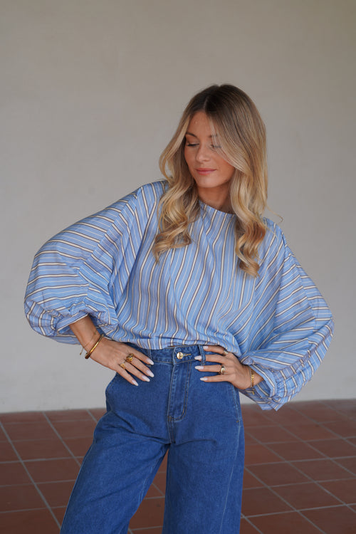 Haut Nuxe bleue
