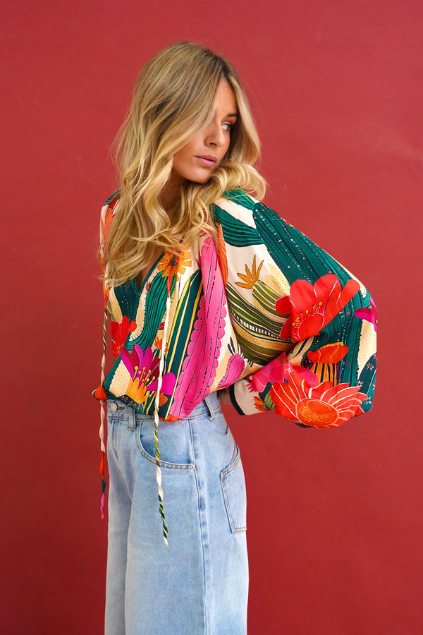 Blouse Tropicana Bloom