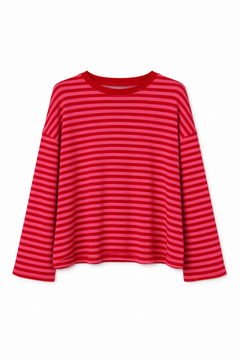 T-shirt Enza col rouge