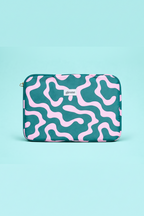 Pochette d'ordinateur Bubble verte