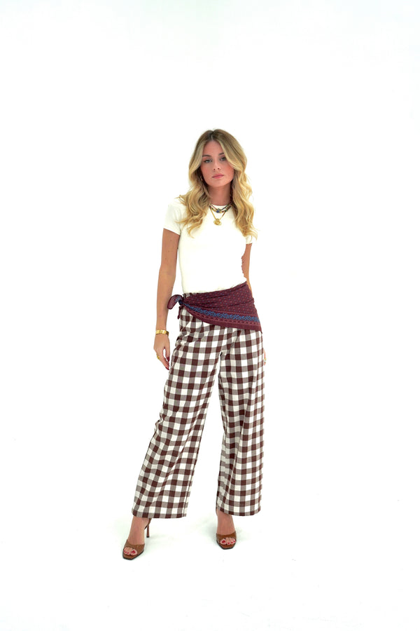 Foulard Joy bordeaux