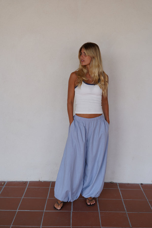 Pantalon Amapola Bleu