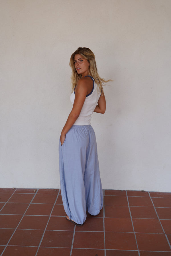 Pantalon Amapola Bleu