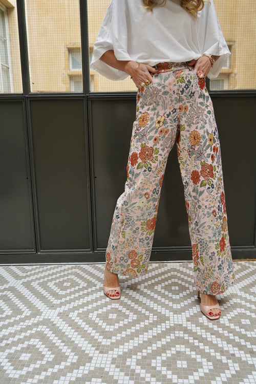Pantalon Firenze Rose