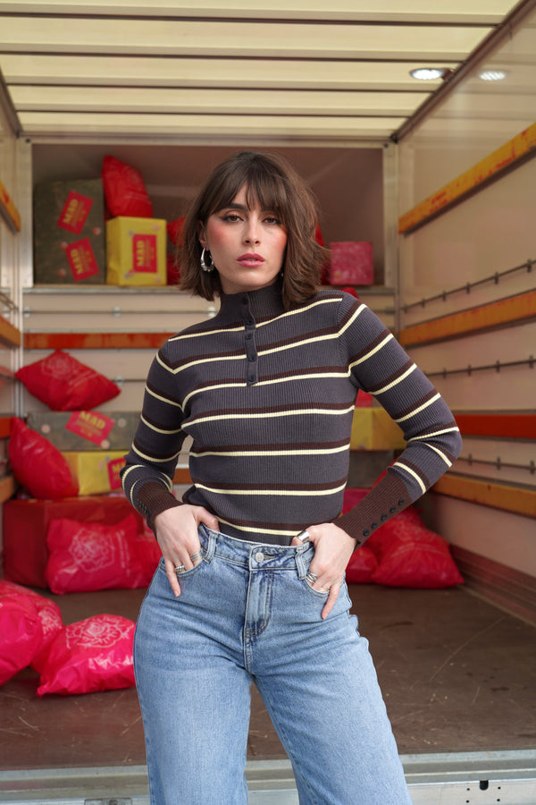 Pull Louis gris