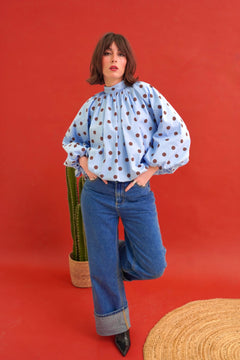 Blouse Suzanne Bleue