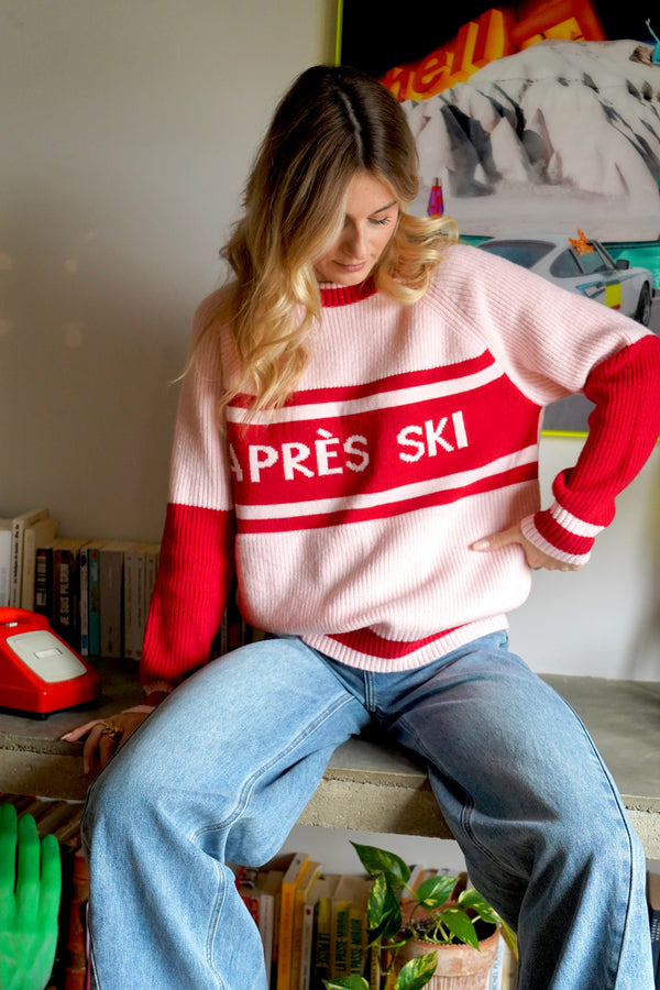 Red Après-Ski Sweater