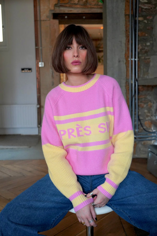 Yellow Après-Ski Sweater