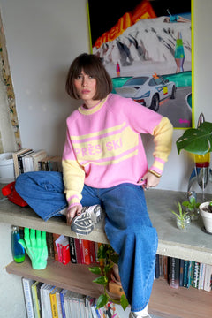 Pull Après Ski Jaune