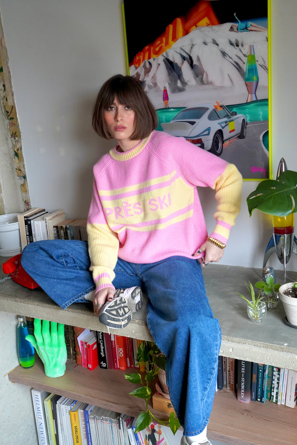 Yellow Après-Ski Sweater