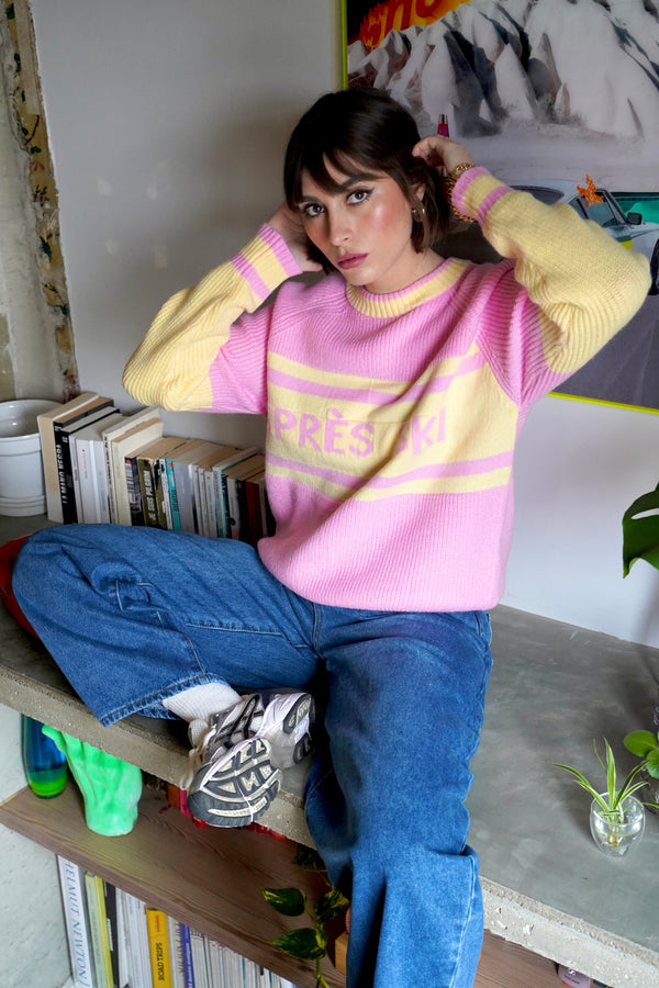 Yellow Après-Ski Sweater