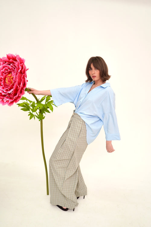 Xela Blue Blouse