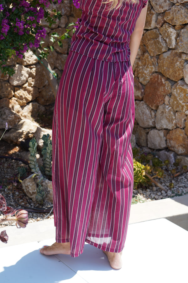 Pantalon Galini Bordeaux