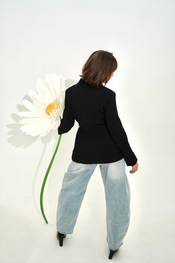 Nora Black Blazer