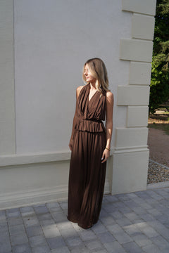 Ensemble Opaline Marron