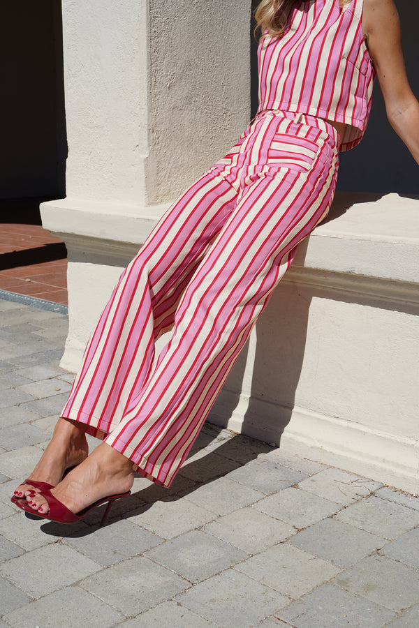 Pantalon Candy rouge