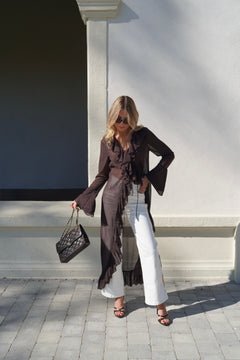 Chemisier Isodora marron