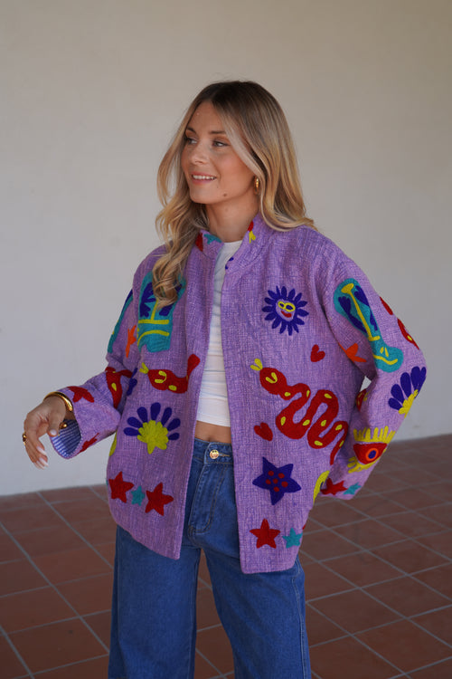 Veste Lucky Violette