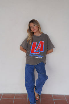 T-shirt sweat LA Gris