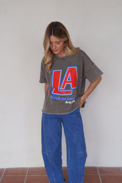 T-shirt sweat LA Gris