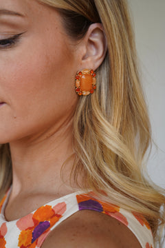 Boucles Céladon Orange