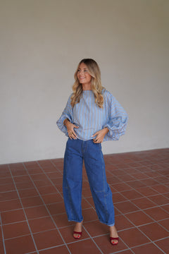 Haut Nuxe bleue