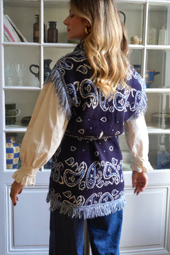Janice Blue Vest