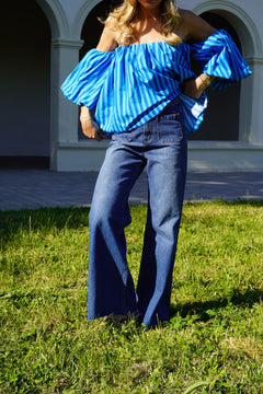 Blue Madrid top