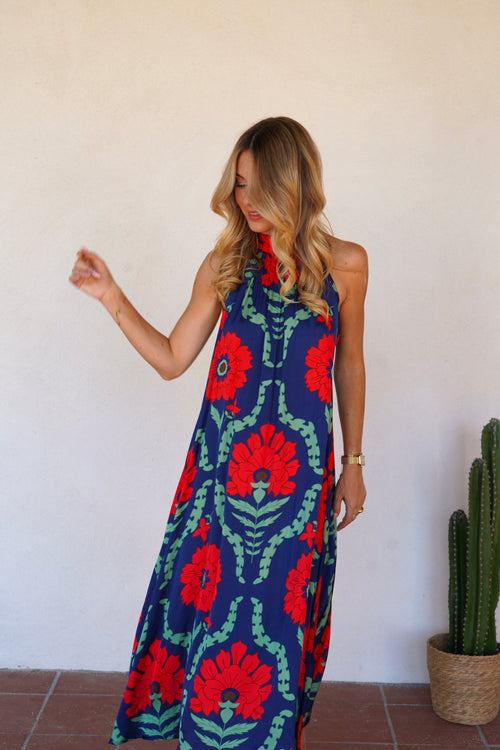 Robe Solange bleue
