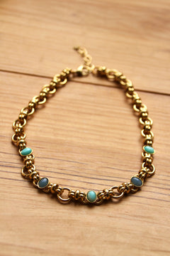 Collier Polly bleu
