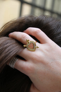 Bague Cupidon Rose