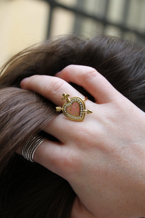 Bague Cupidon Rose