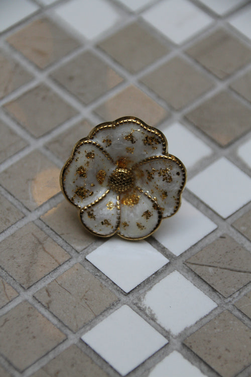 Bague Gardenia Blanche