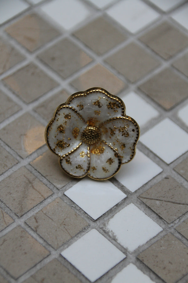 Bague Gardenia Blanche