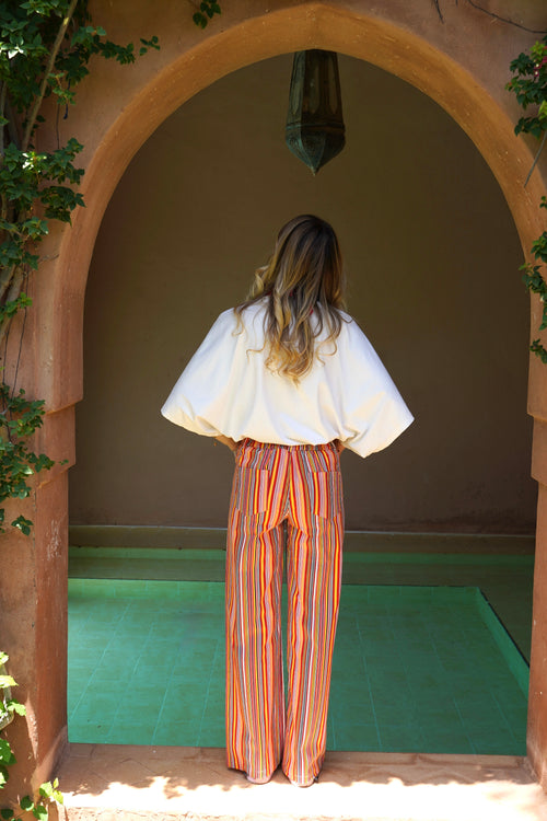 Pantalon Riad orange