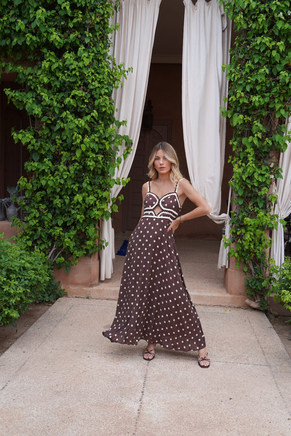 Robe Tiznit marron
