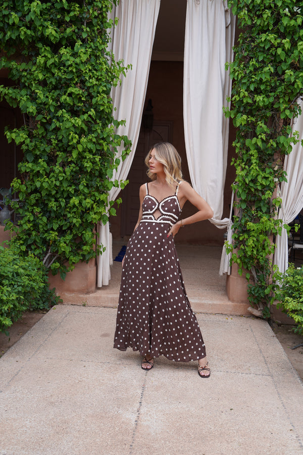 Robe Tiznit marron