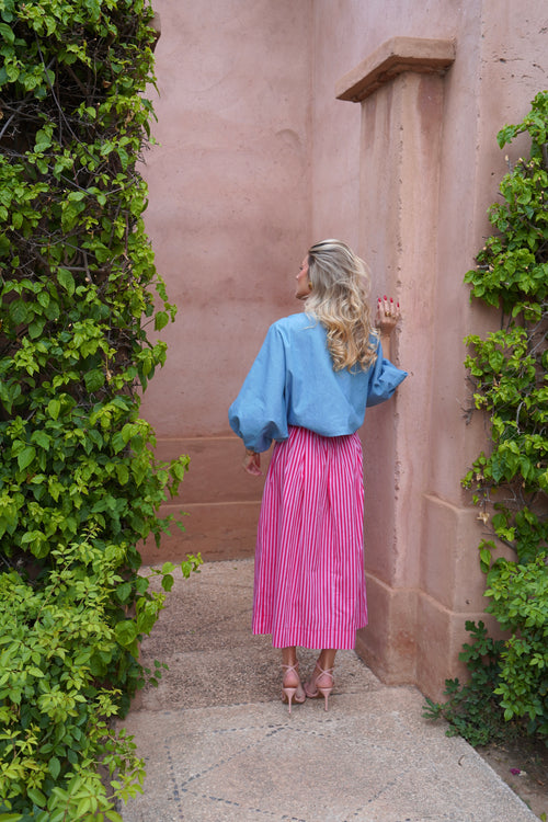 Jupe Asilah fucshia
