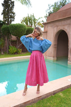 Jupe Asilah fucshia