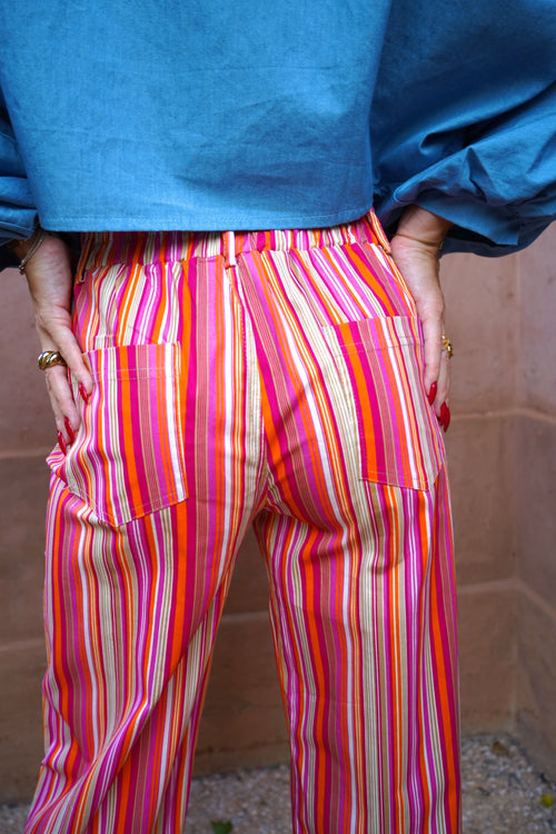Pantalon Riad rouge