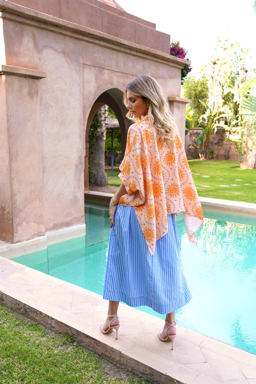 Jupe Asilah bleue