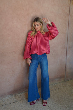 Blouse Merane rouge