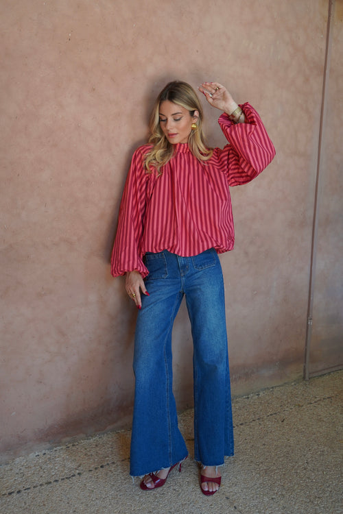Blouse Merane rouge